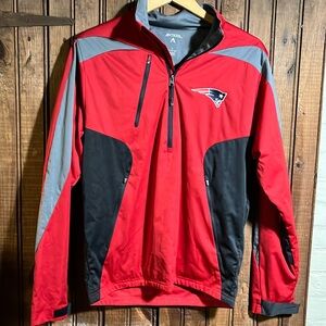 New England Patriots 1/4 zippered jacket